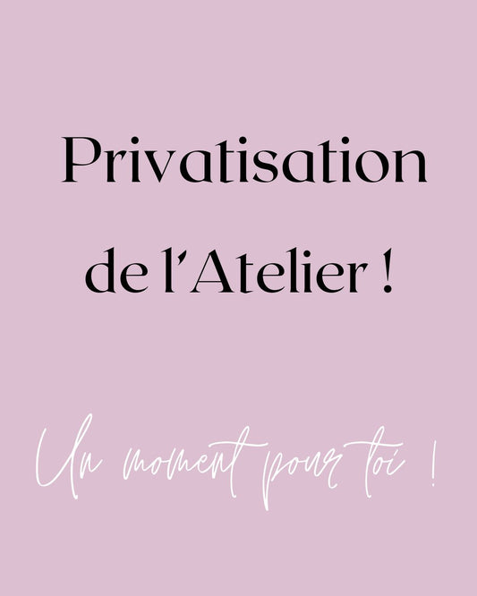 Privatisation de l'Atelier de Céramique