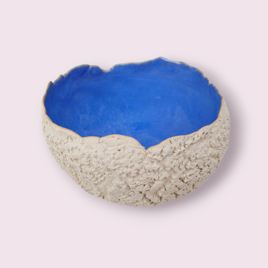 Coupelle en grès blanc